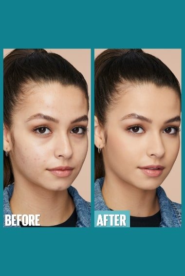maybelline foundation fitme matte poreless face 332