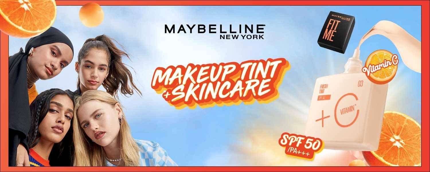 Woman applying Easy Eraser Maybelline product