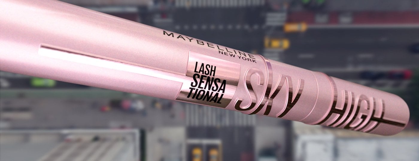 Maybelline Lash Sensational Sky High Mascara packaging in situ